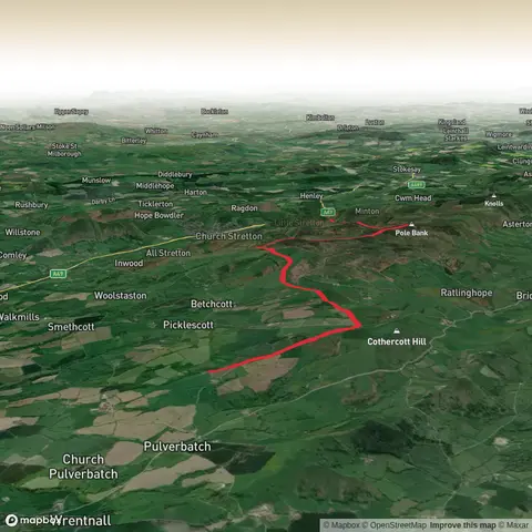 Shropshire Hills National Landscape - CP to CS via Townbrook