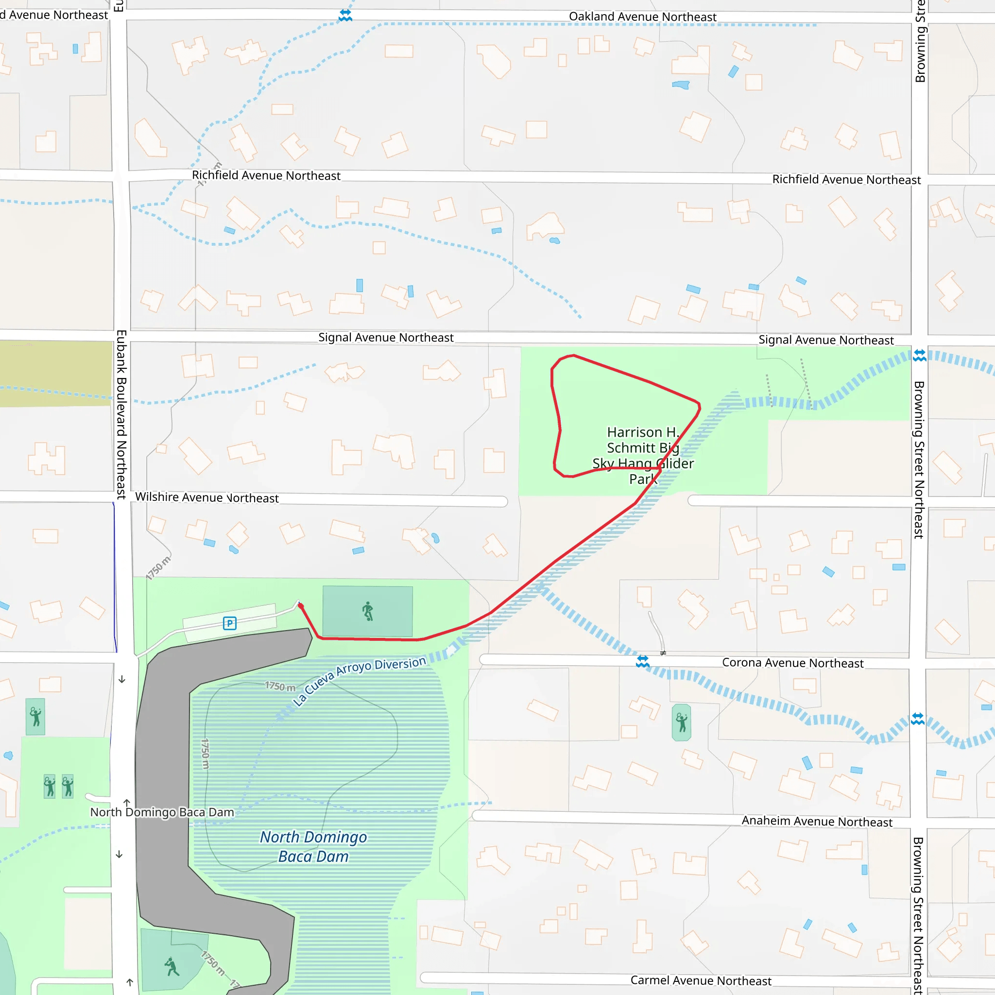 Harrison H Schmitt Big Sky Hang Glider Park Loop mobile static map