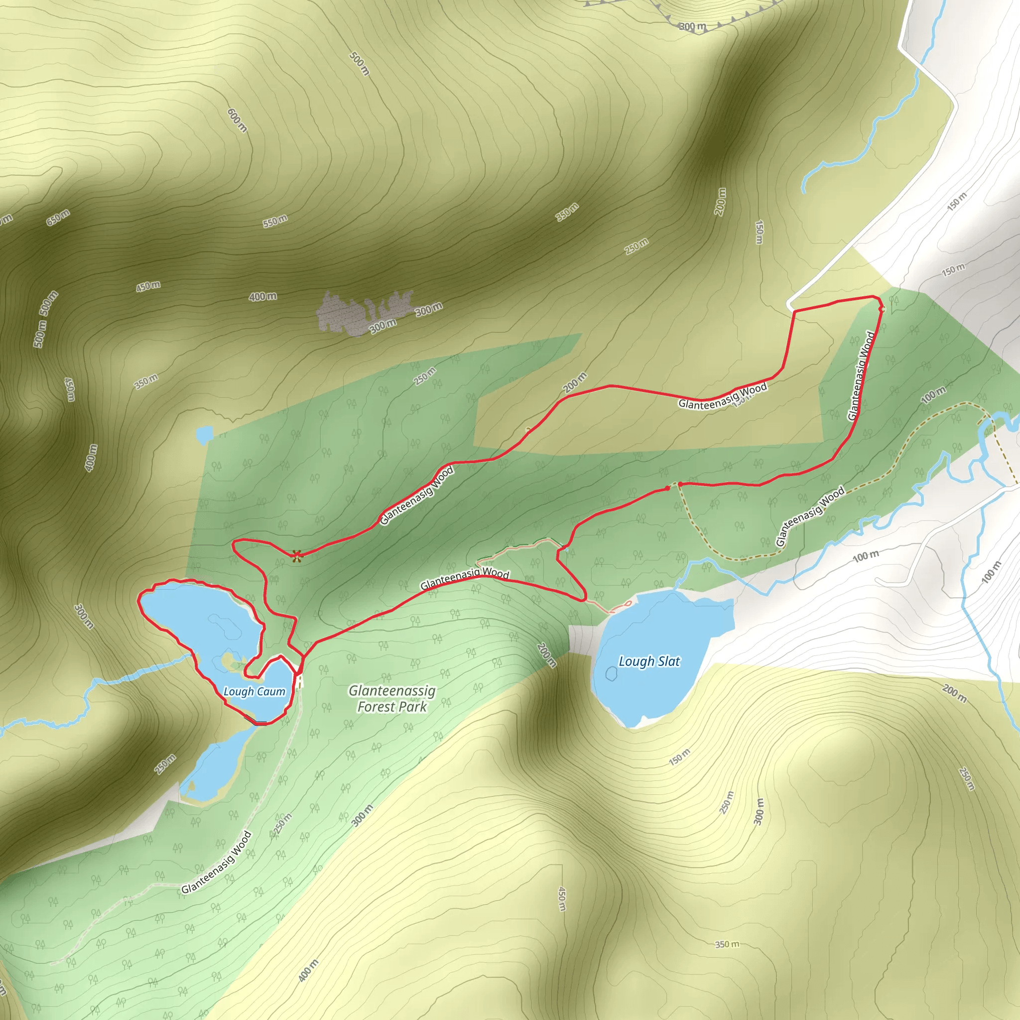 Glenteenassig mobile static map