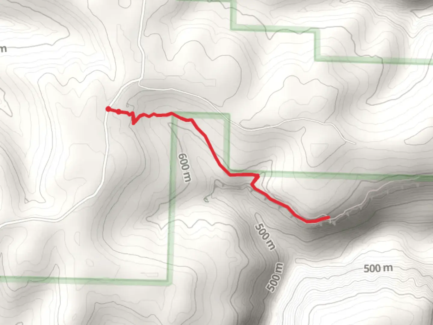An image depicting the trail Whitaker Point Trail and its surrounding area.