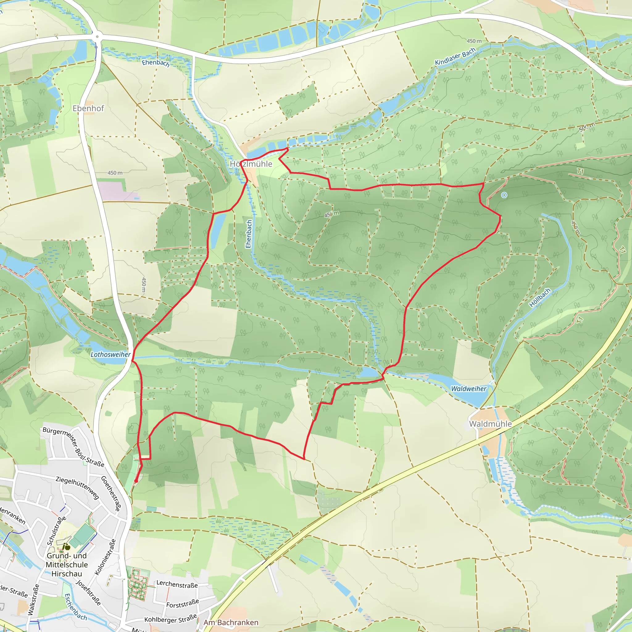 Hölzlmühl Weg mobile static map
