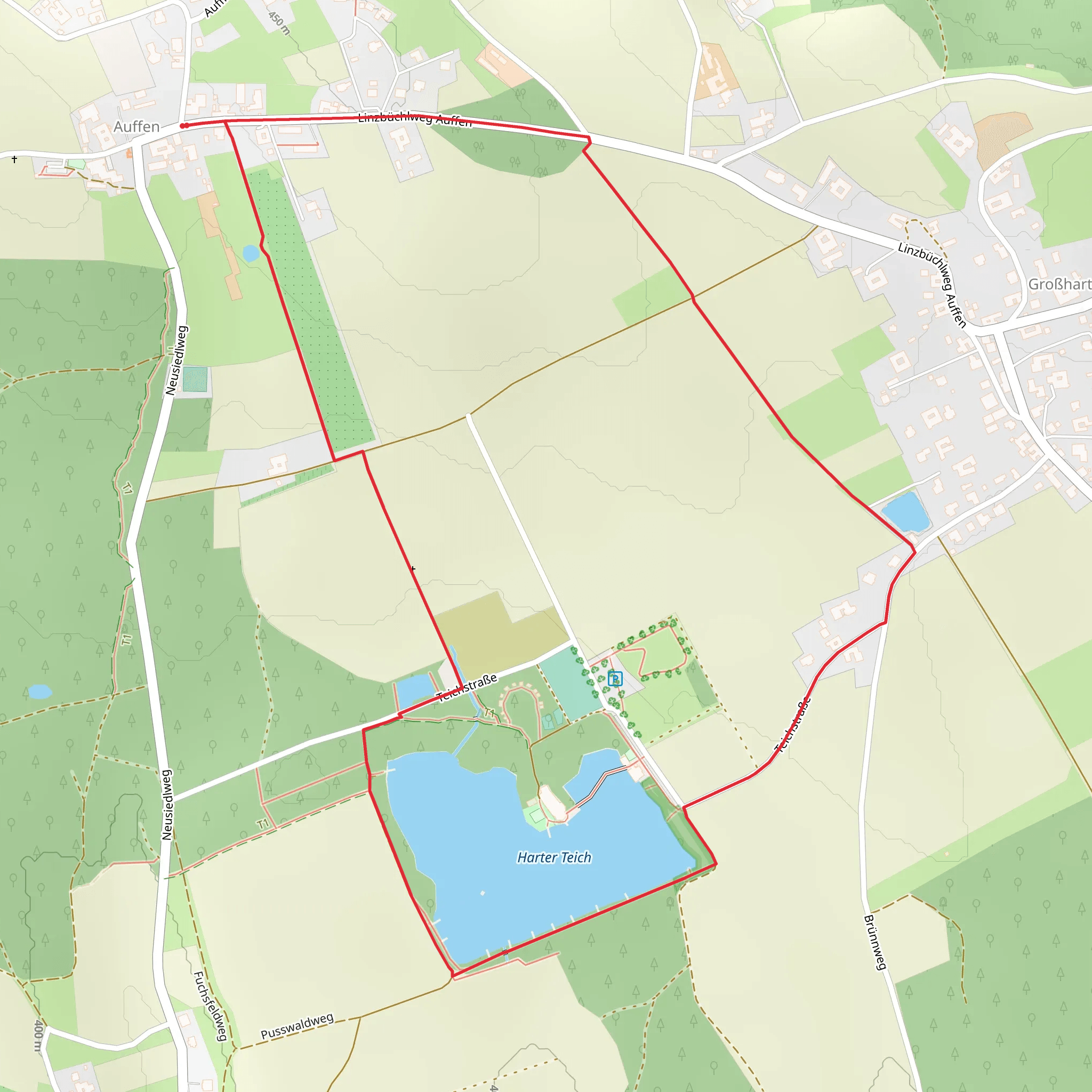 Auffen - A2 Trail mobile static map