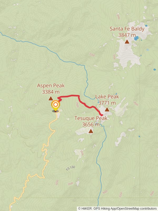 Ravens Ridge from Aspen Basin