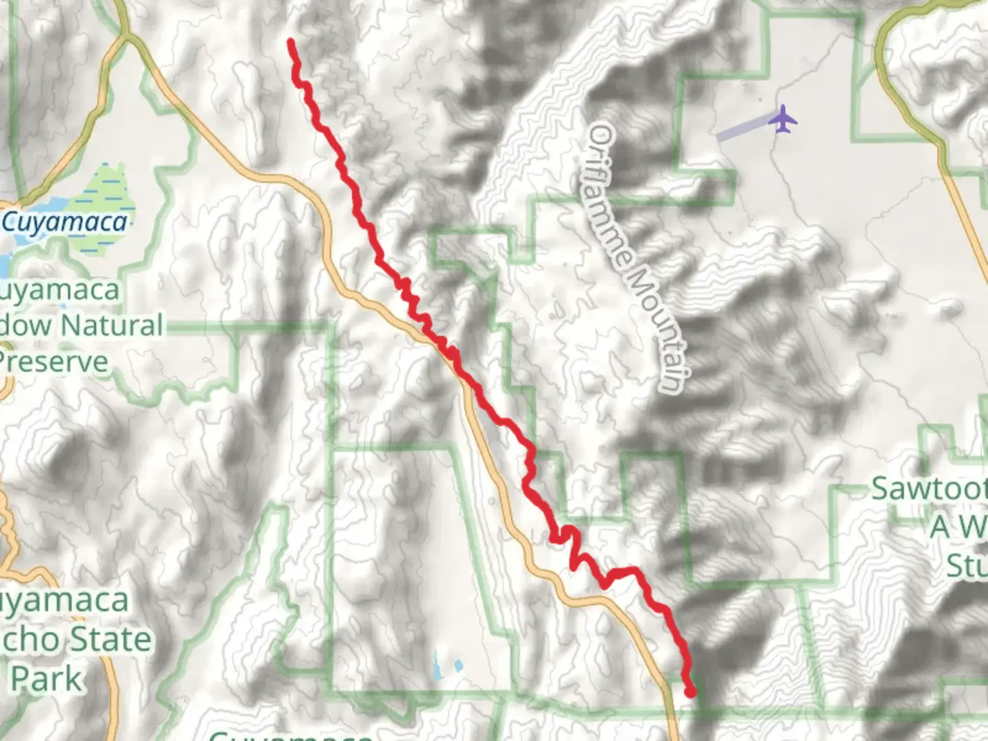 An image depicting the trail Garnet Mountain - PCT and its surrounding area.