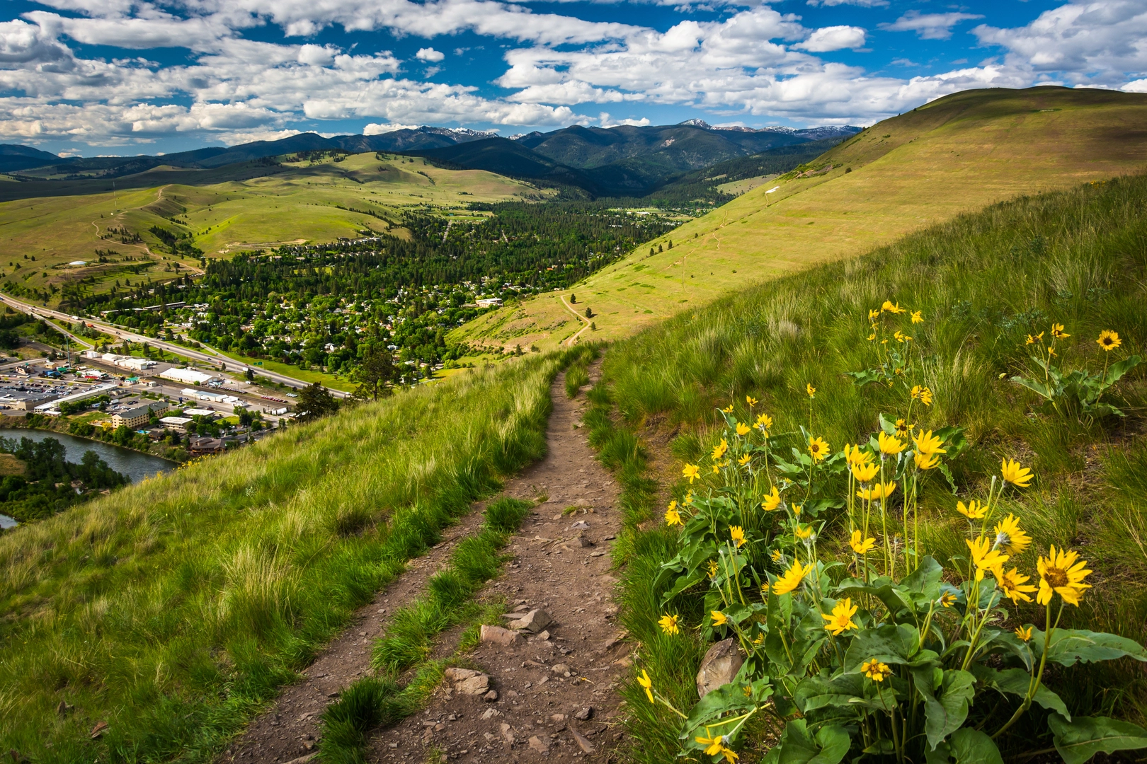 An image depicting the trail Carter Lake Loop Trail and its surrounding area.