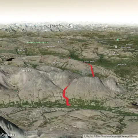 Nedre Dørålseter Turisthytte to Grimsdalshytta DNT