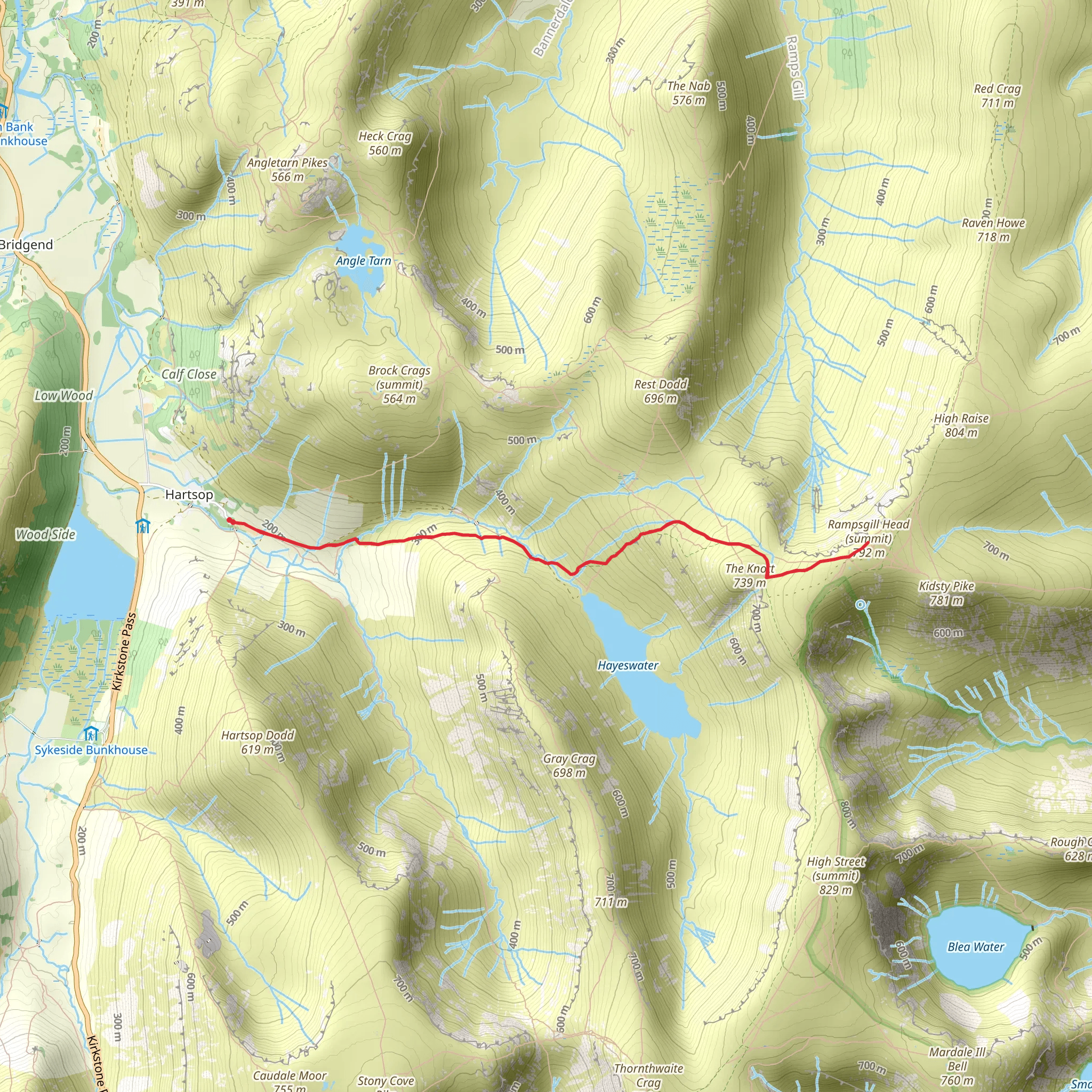 Rampsgill Head mobile static map