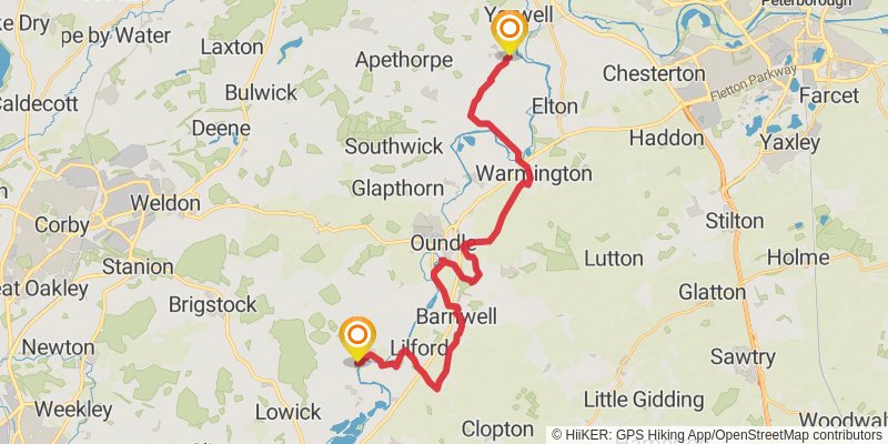 Nene Way stage 5 Map