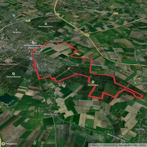 Schietbaan Bos, Valtherbos and Heidehiem Loop