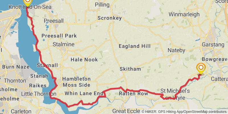 Wyre Way stage 2 Map