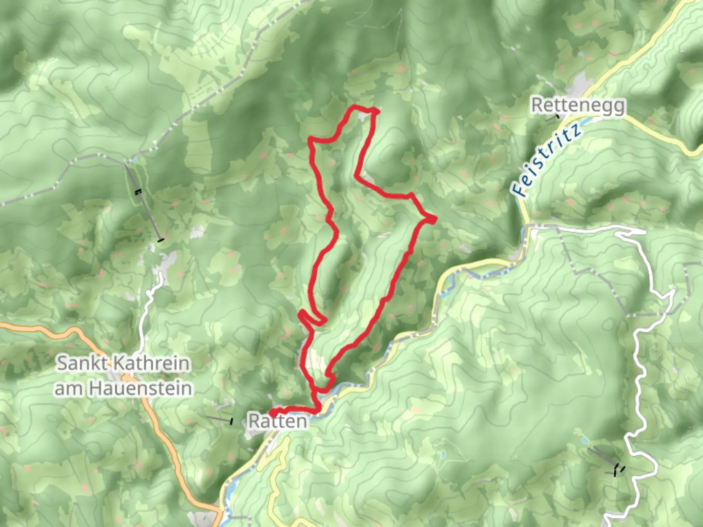 An image depicting the trail Kogel Mining Loop Trail and its surrounding area.