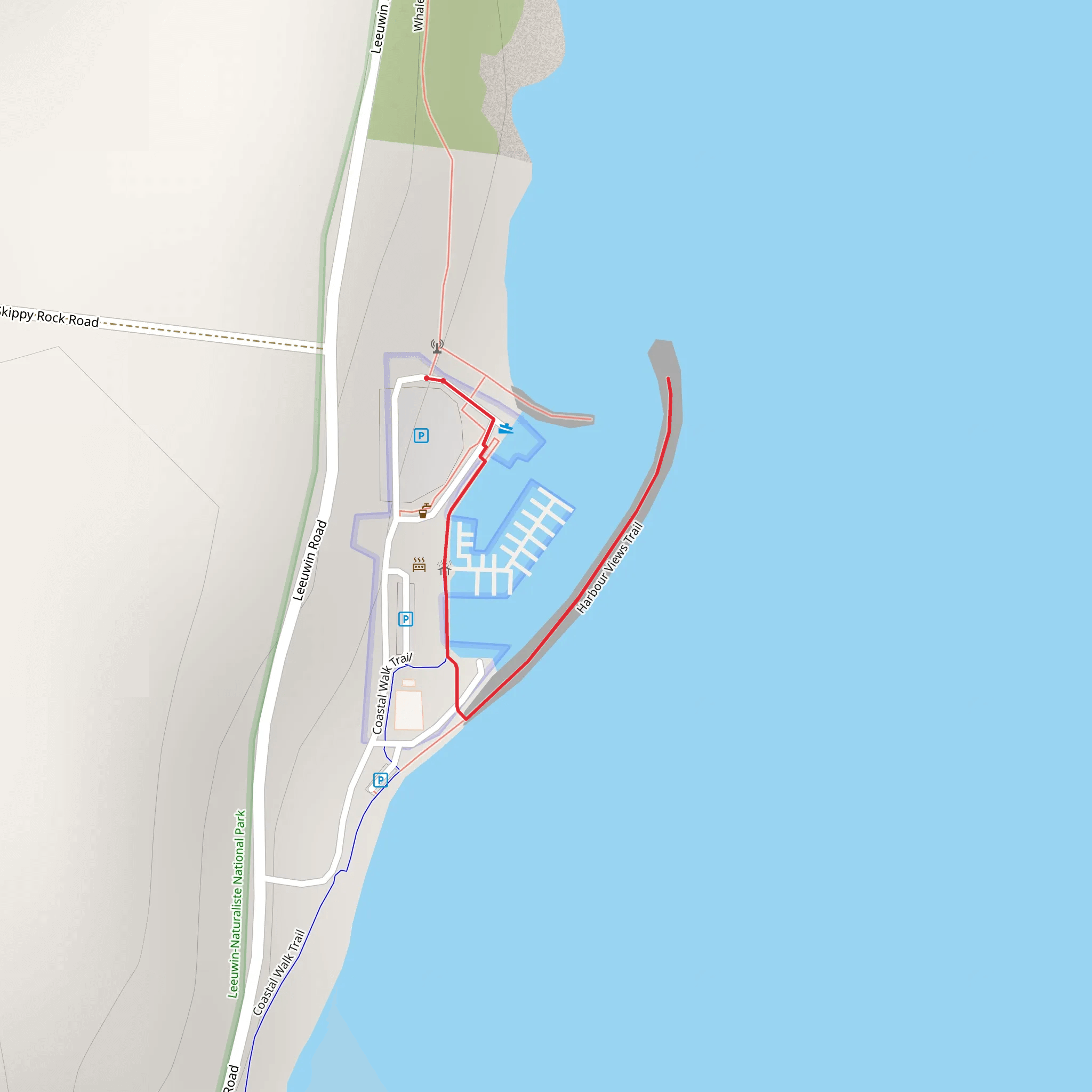 Harbour Views Trail mobile static map