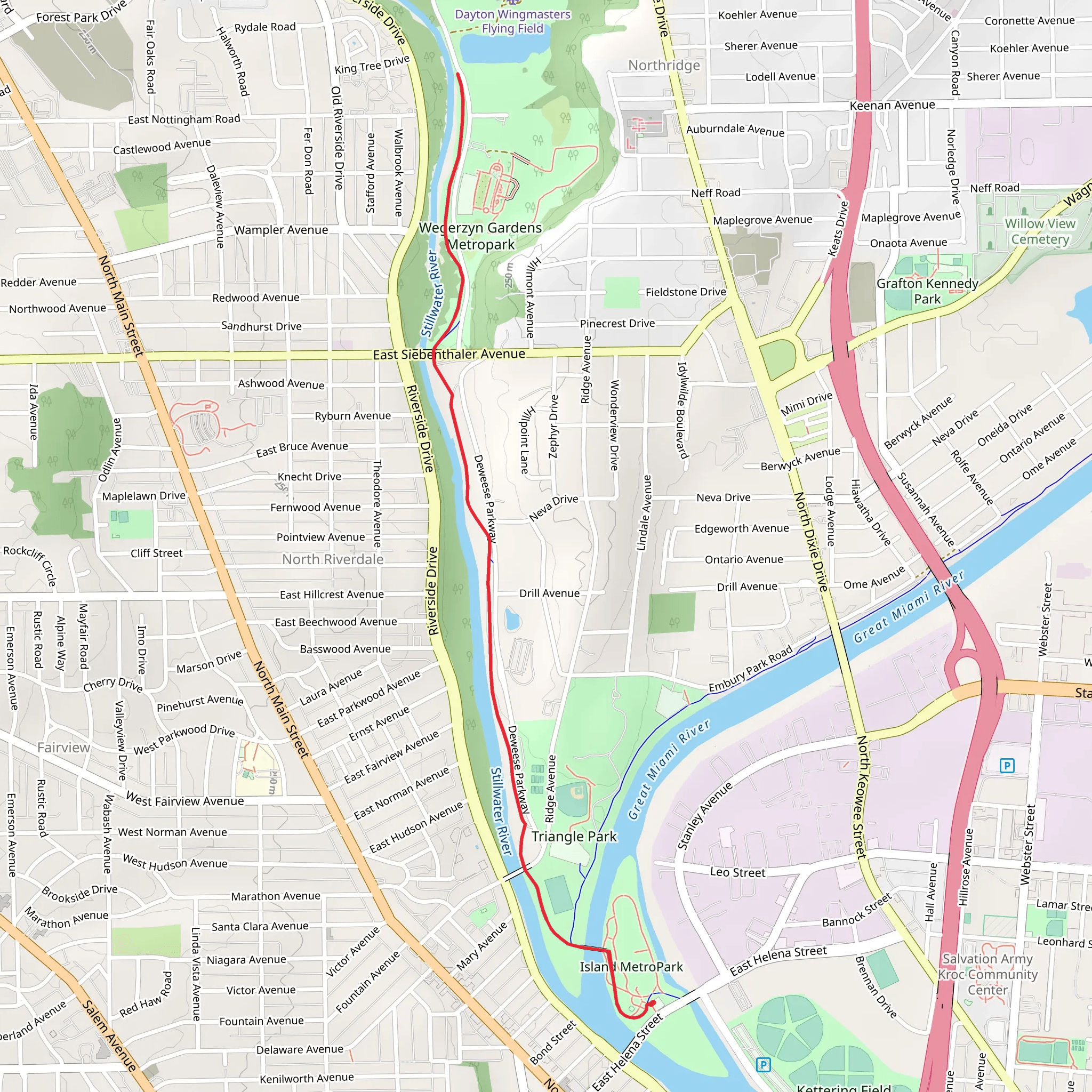 Stillwater River Recreation Trail mobile static map