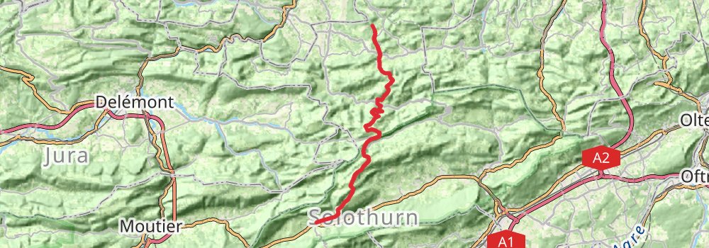 Camino Basel-Geneva via Bern stage 3 Map