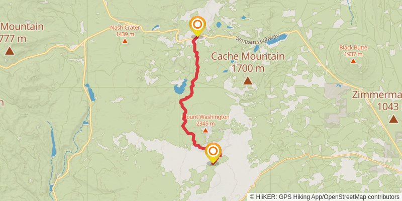 Ultra Pedestrian North Loop stage 144 Map