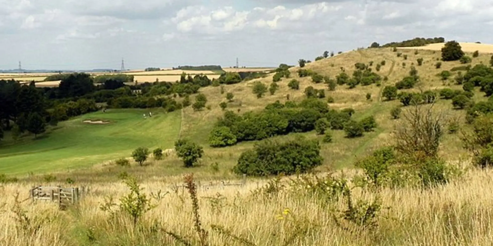 An image depicting the trail Hill Walking from Hexton including Lilley Hoo and its surrounding area.