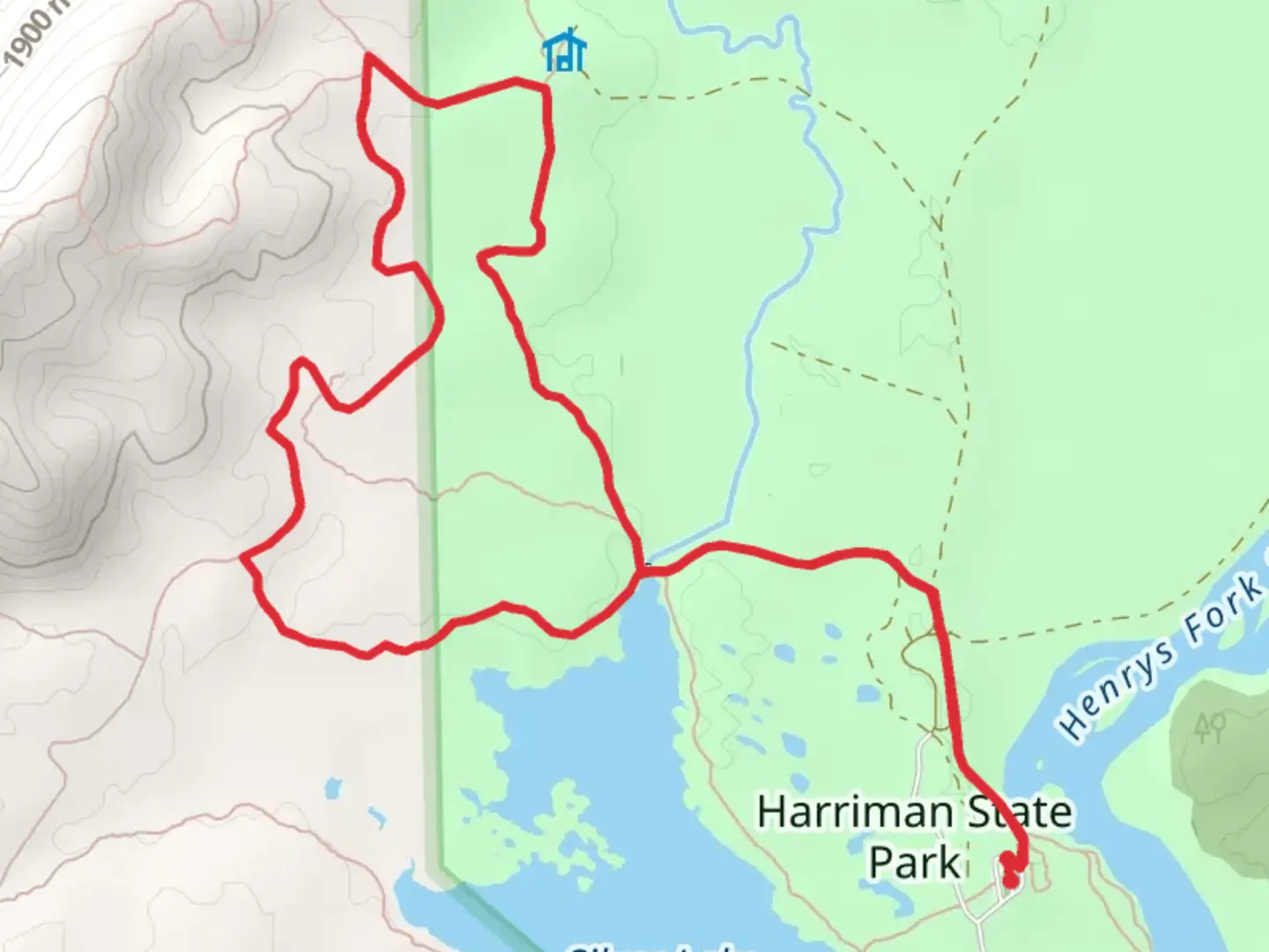An image depicting the trail Thurman Creek Loop via River Trail and its surrounding area.