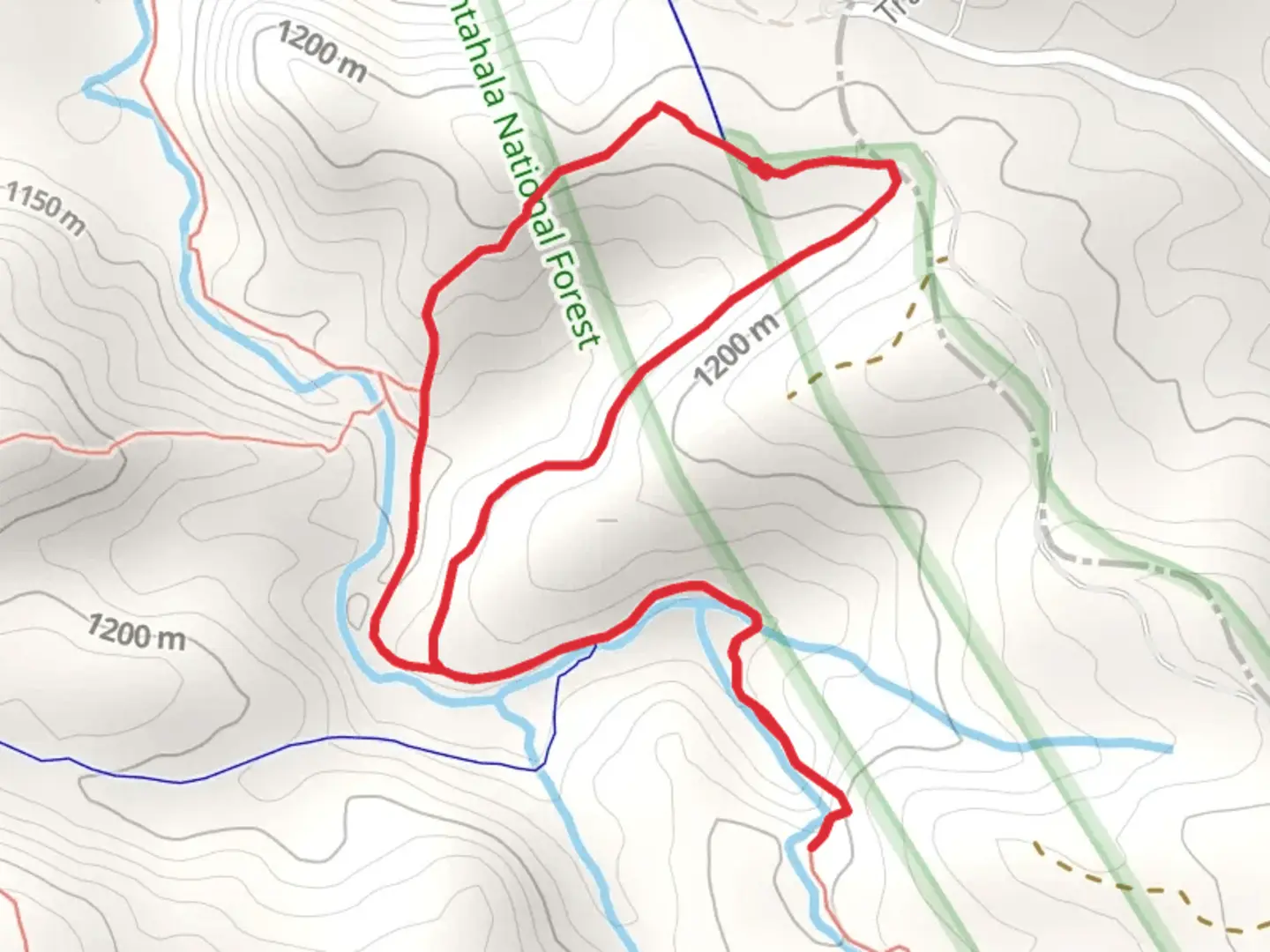 An image depicting the trail Greenland Creek Trail and its surrounding area.