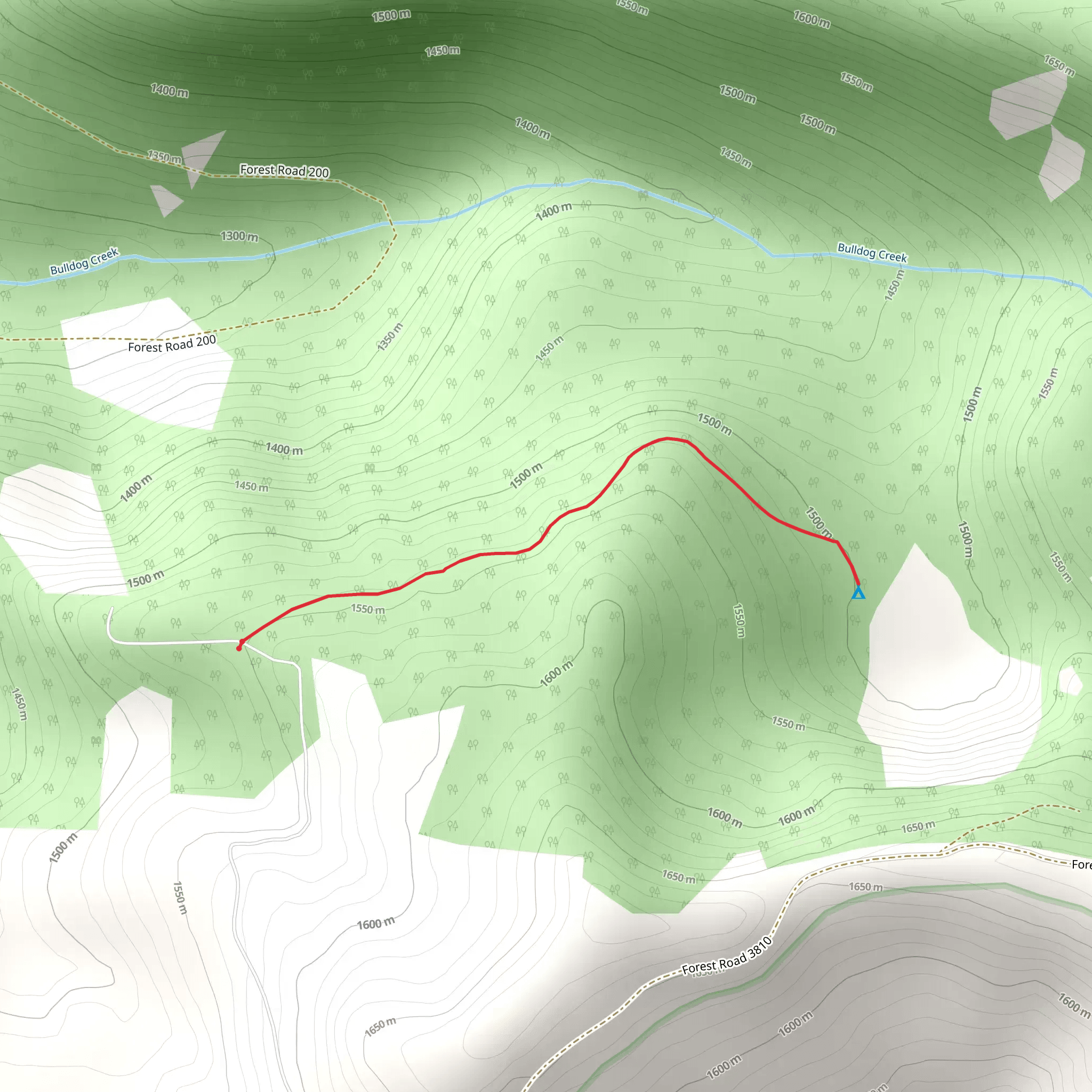 Fuller Lake Trail mobile static map