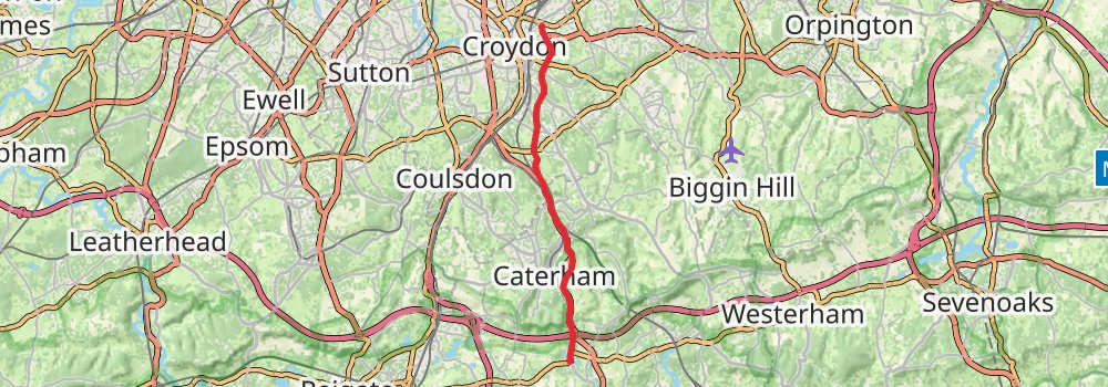 Greenwich Meridian Trail stage 4 Map