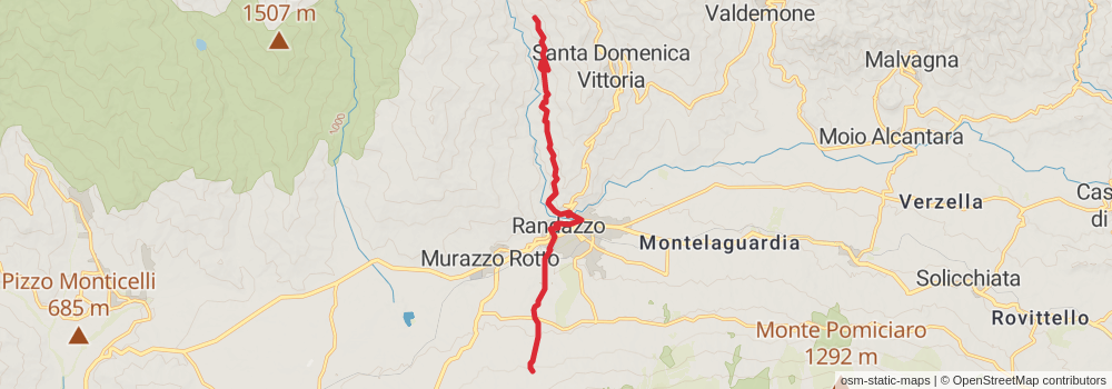 Sentiero Italia - Sicily Section stage 15 Map