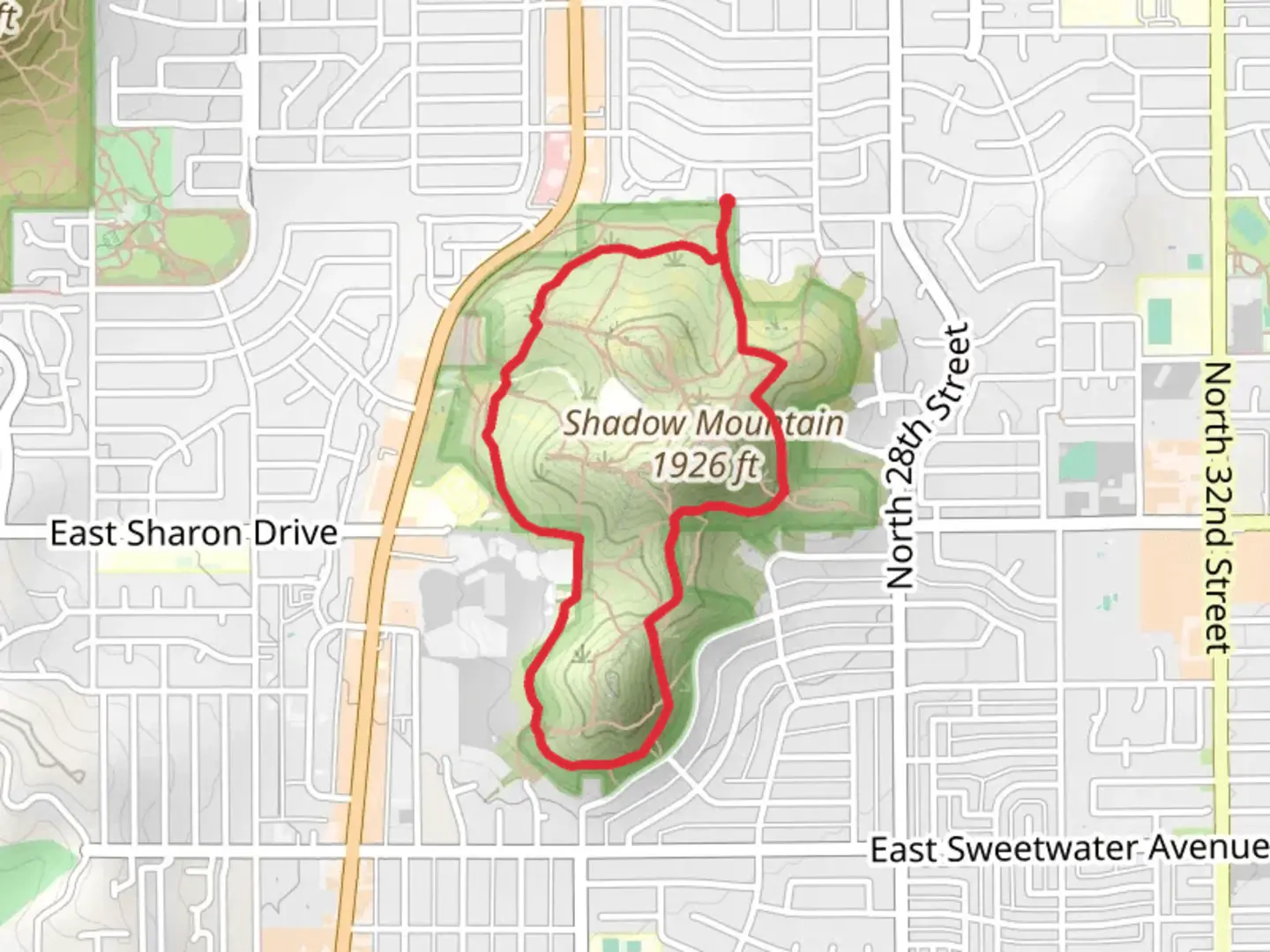 An image depicting the trail Shadow Mountain Big Loop Trail and its surrounding area.