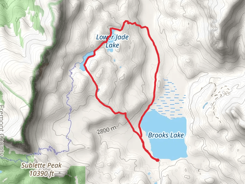 Jade Lake Trail and CDT Loop