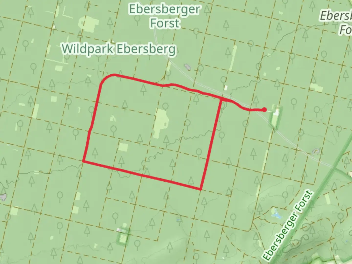 An image depicting the trail Keilerweg and its surrounding area.