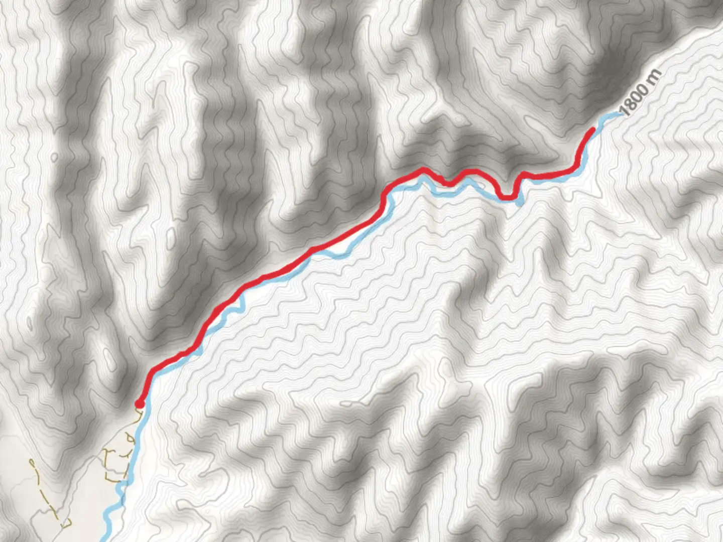 An image depicting the trail Big Smoky Creek Trail and its surrounding area.