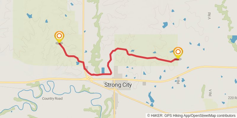 Tallgrass Prairie Loop stage 3 Map