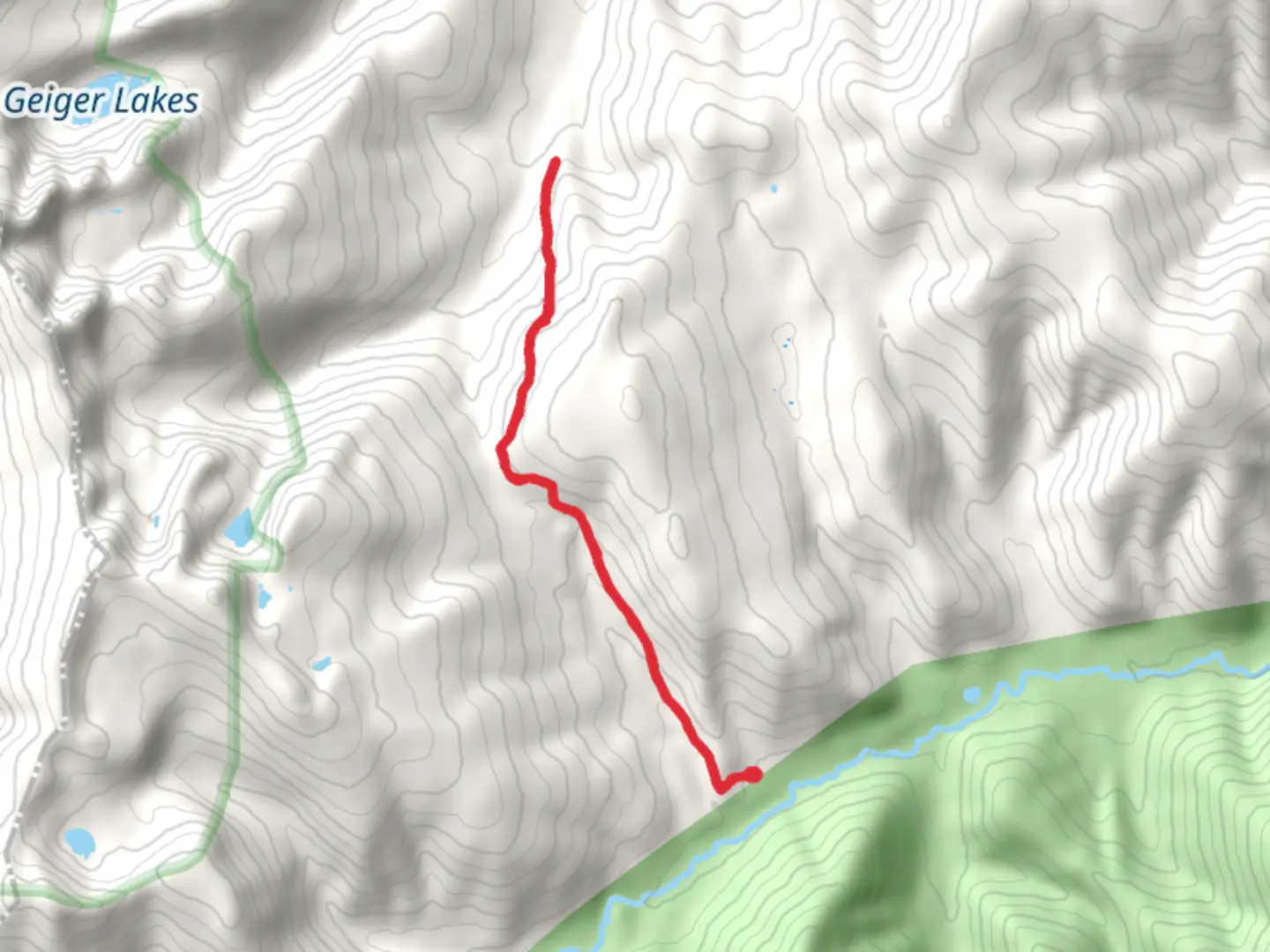An image depicting the trail Iron Meadows Trail and its surrounding area.