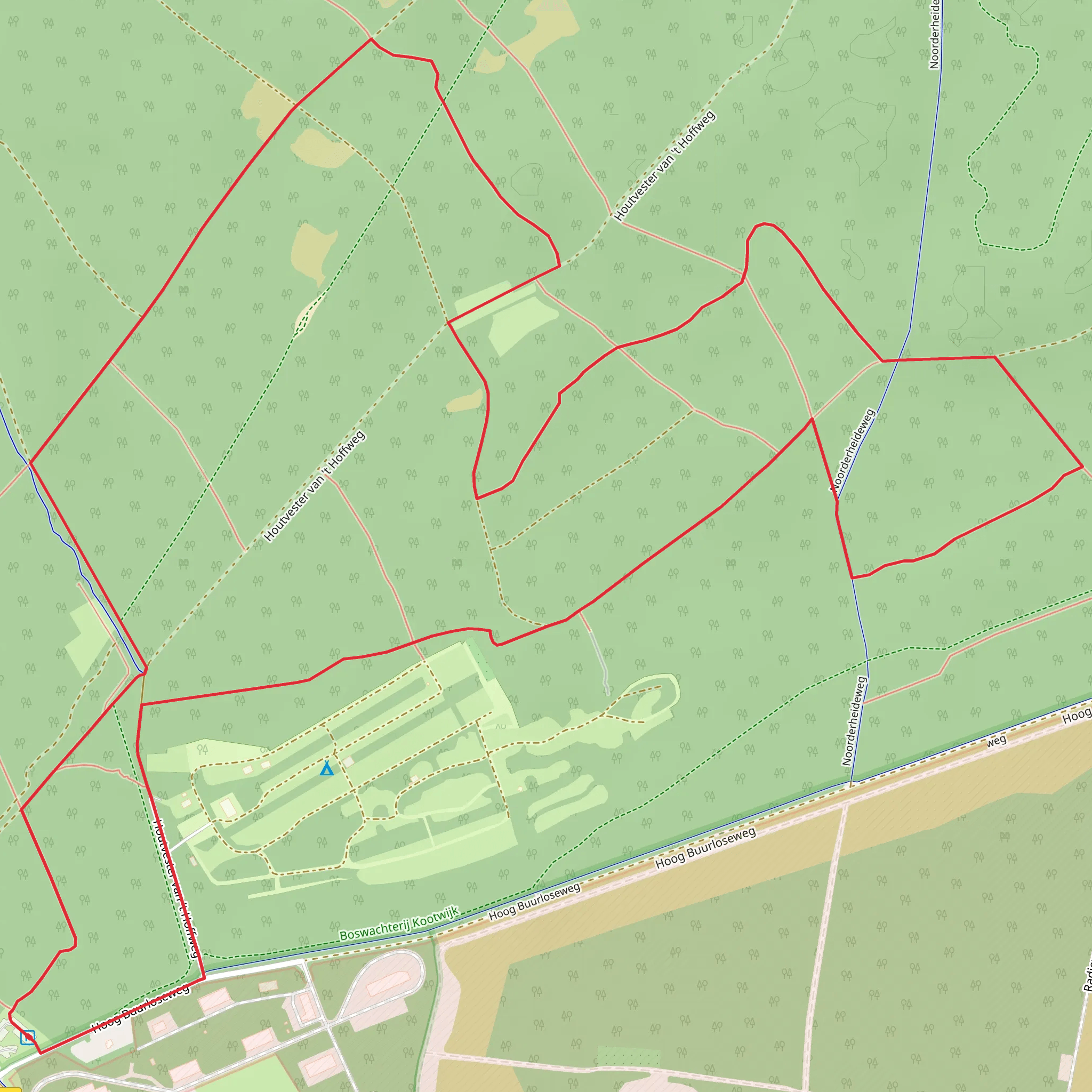 Harskamperdennen Loop mobile static map