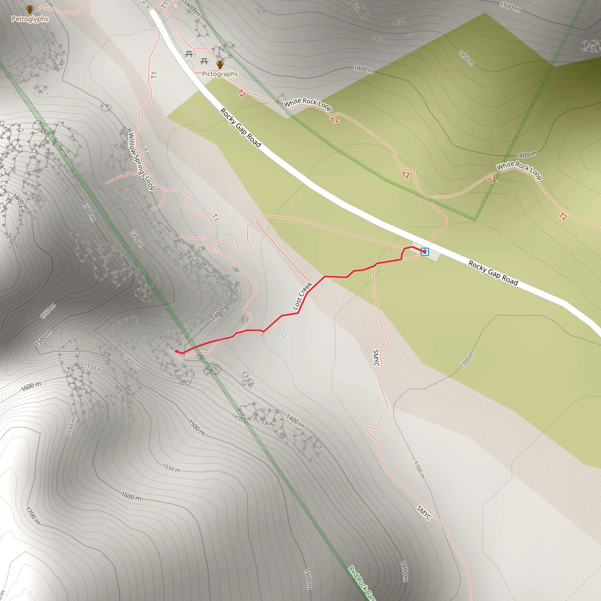 Lost Creek - Easy mobile static map