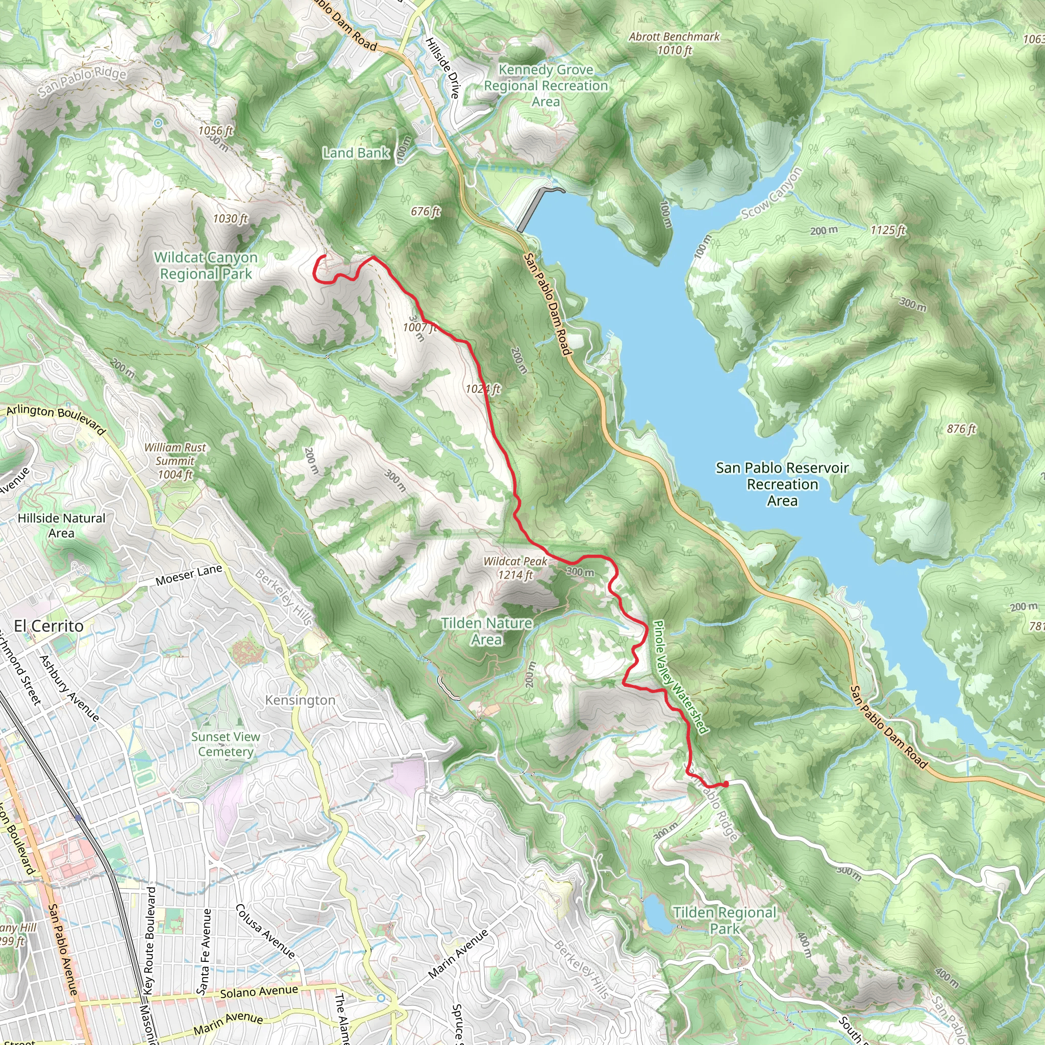 Nimitz Way mobile static map