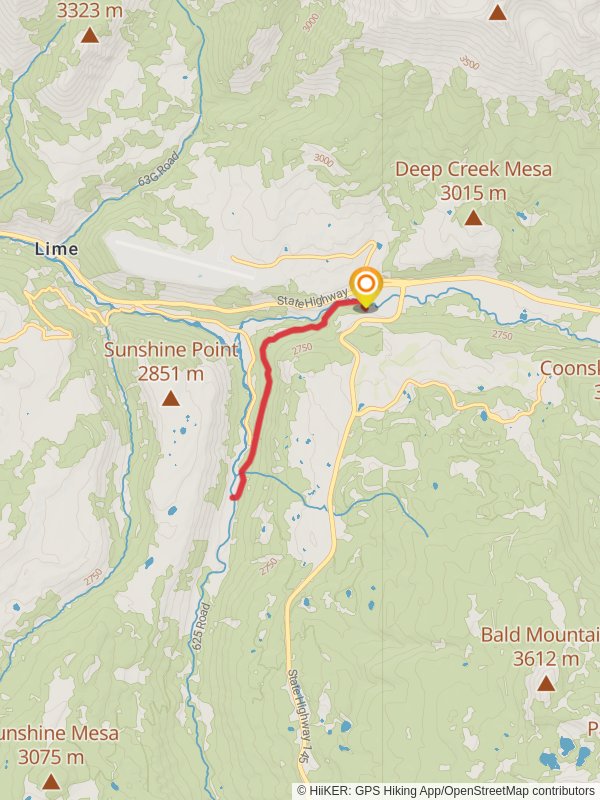 South Fork San Miguel River via Galloping Goose