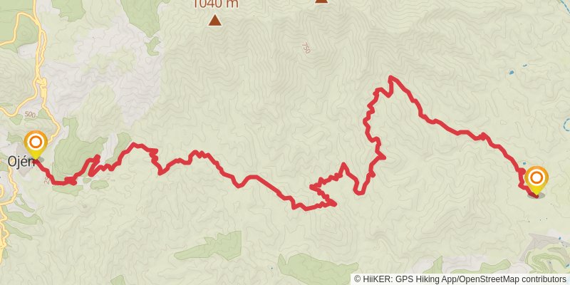 Gran Senda De Malaga stage 35 Map