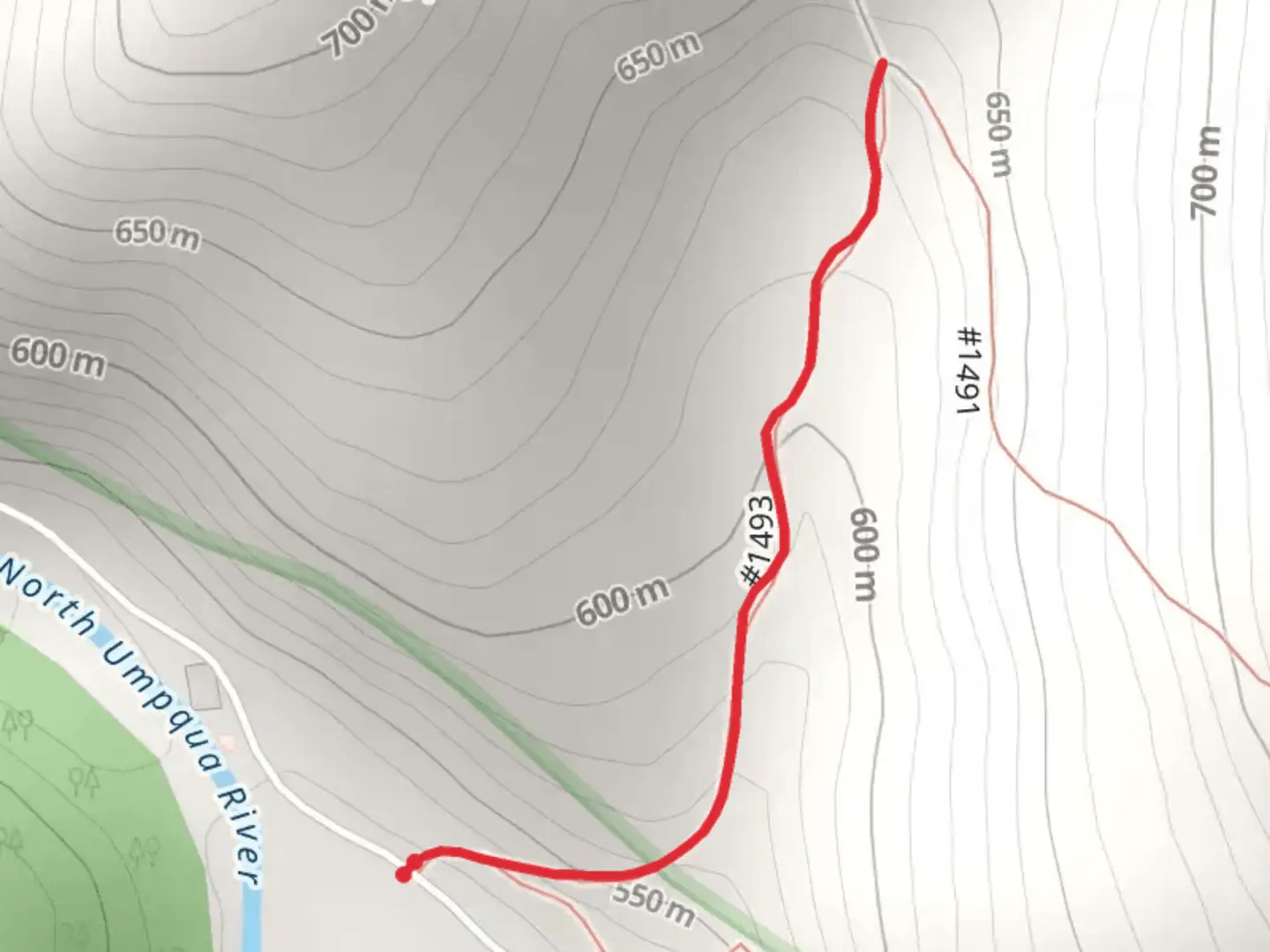 An image depicting the trail Soda Springs Trail and its surrounding area.