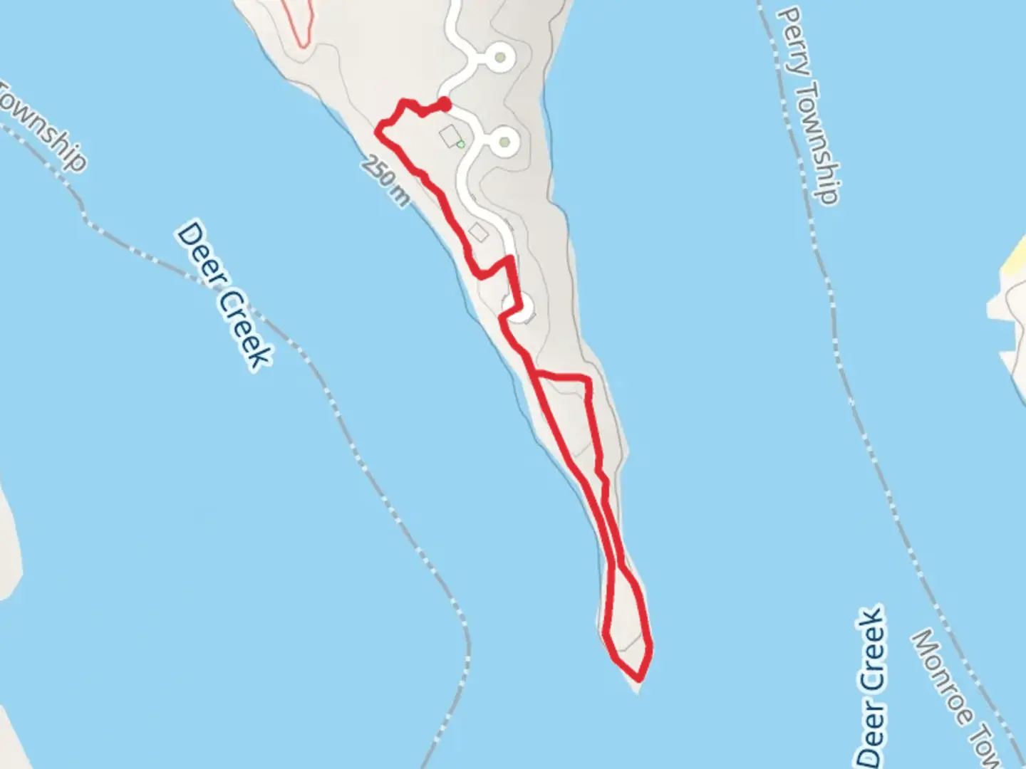 An image depicting the trail Adena Ridge Loop Trail and its surrounding area.