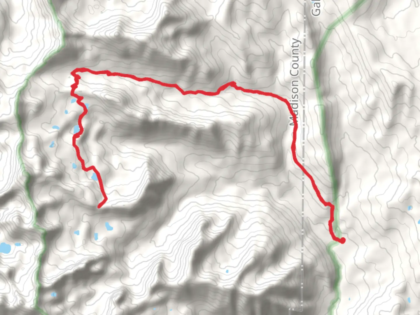 An image depicting the trail Hilgard Basin via Sentinel Creek Trail and its surrounding area.