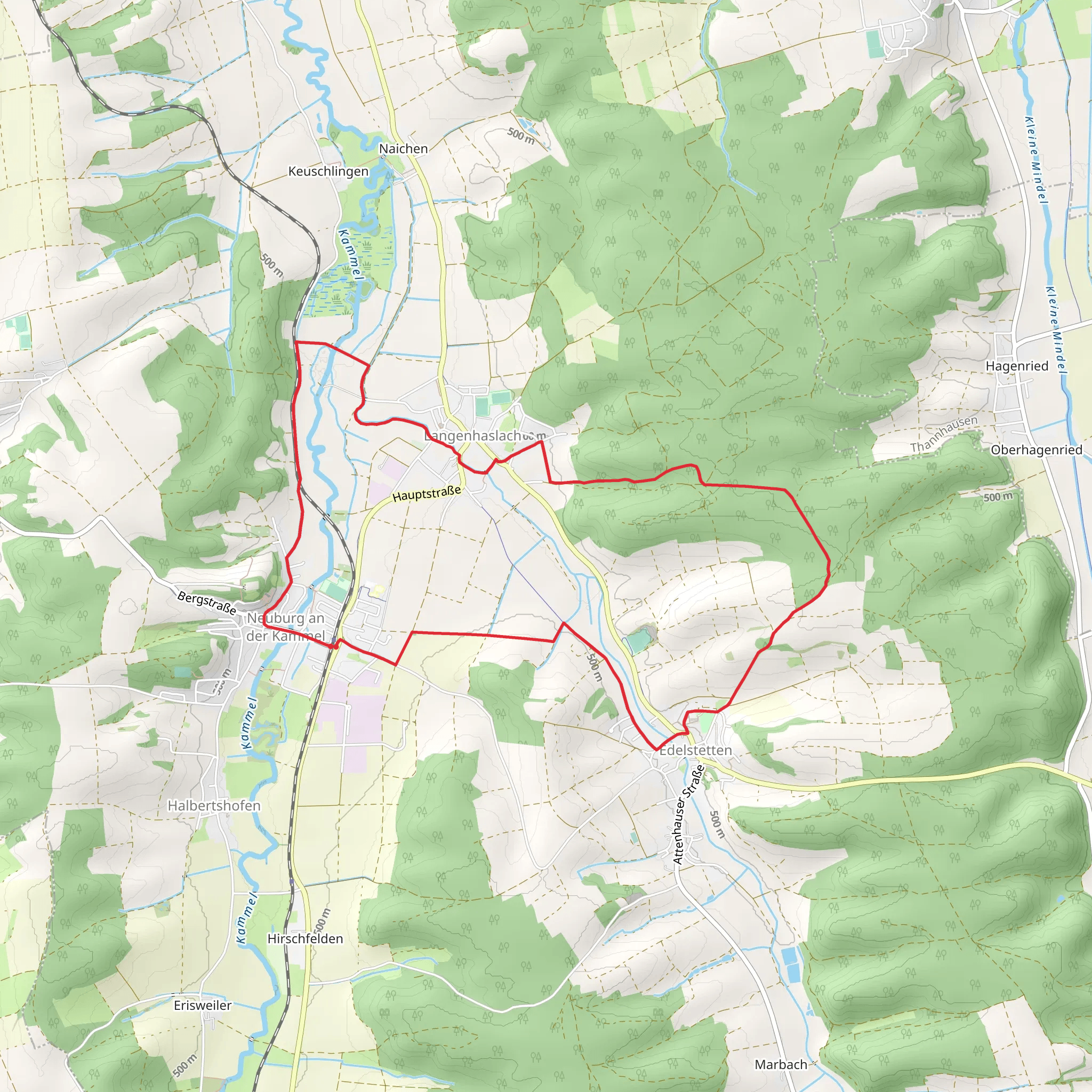 Tour 11 Orange Loop mobile static map