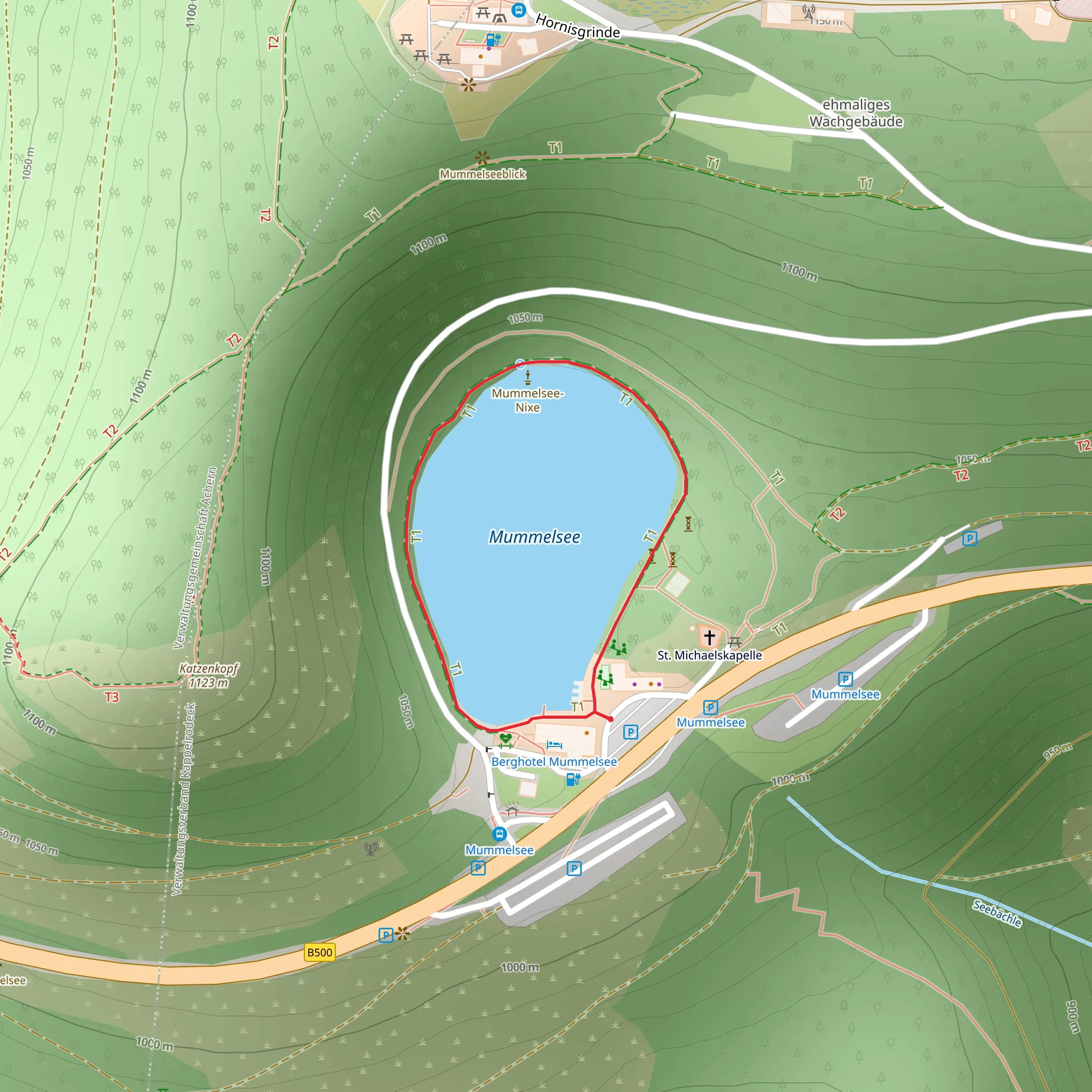 Mummelsee Loop mobile static map