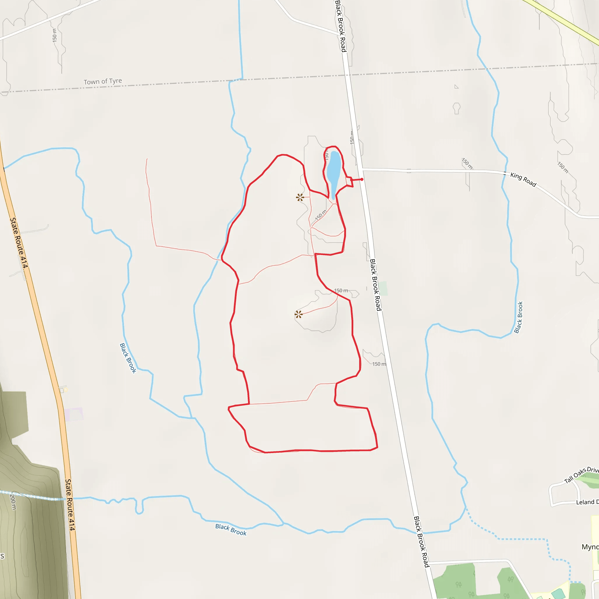 Ada Trail and Blue Heron Loop mobile static map