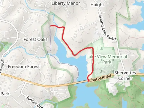 Lake View Memorial Park Shore Walk