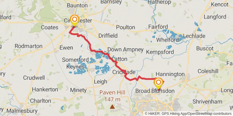 Roman Way stage 5 Map