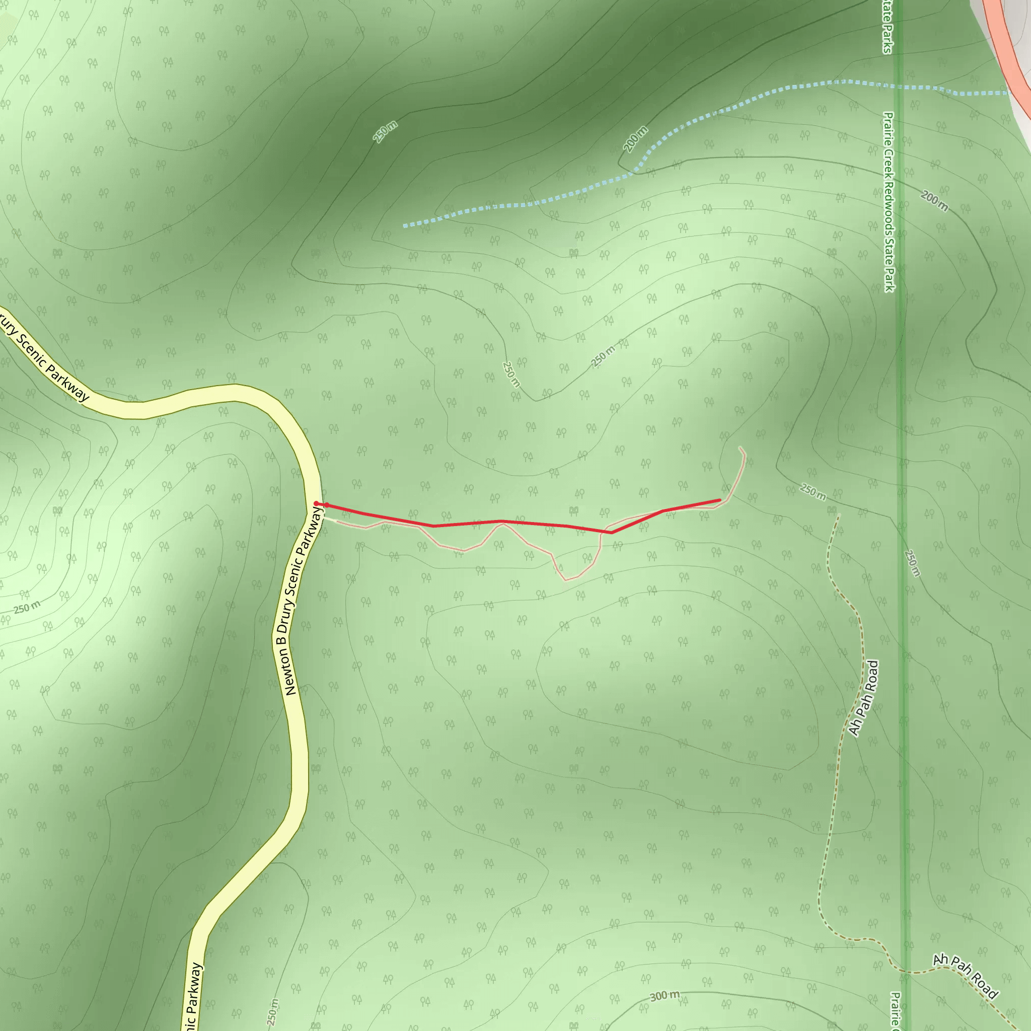 Ah-Pah Interpretive Trail mobile static map
