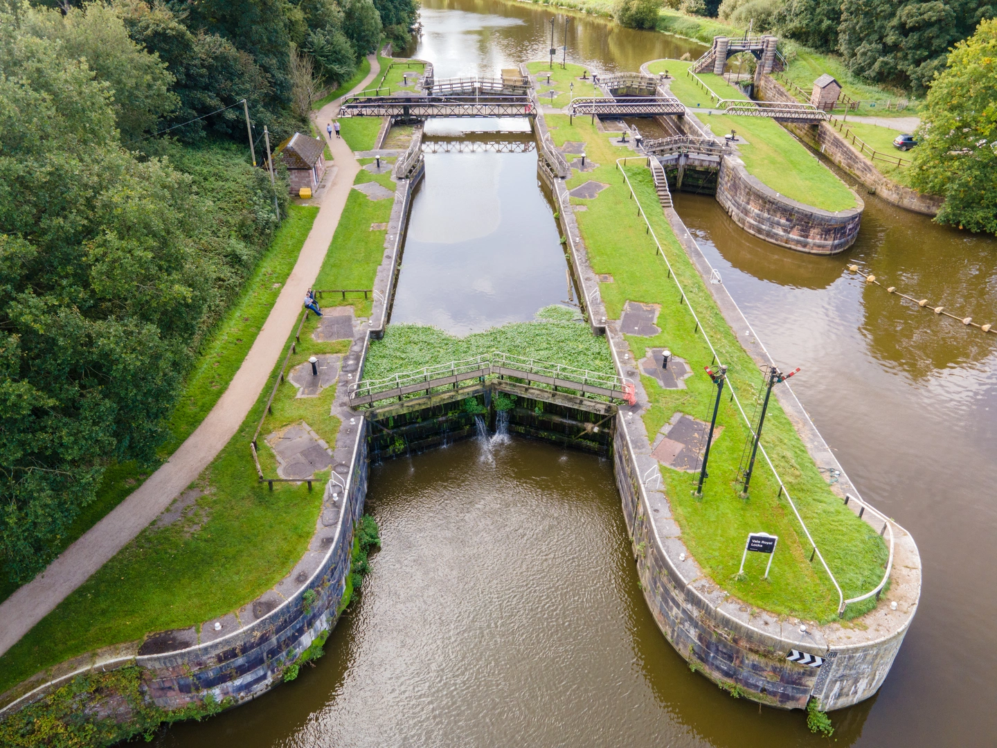 An image depicting the trail Weaver Way - Cheshire from Audlem Locks to Frodsham and its surrounding area.