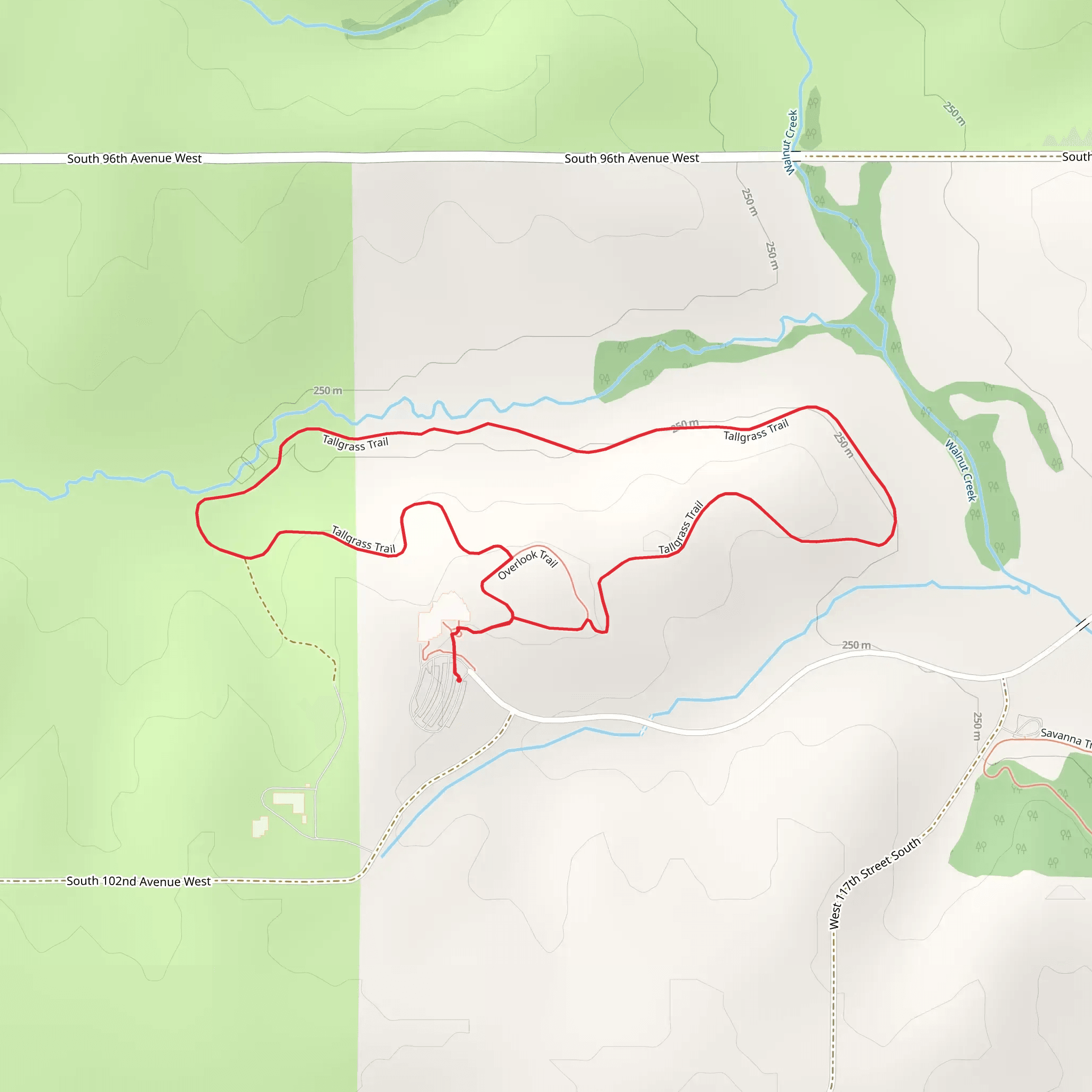 Tallgrass Loop Trail mobile static map