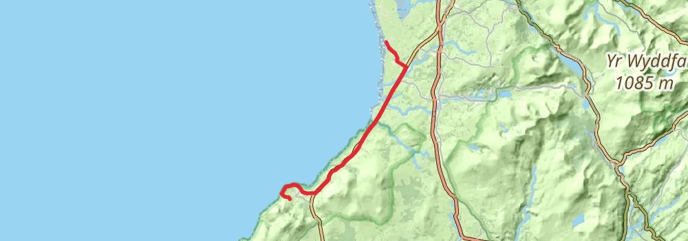 Wales Coast Path stage 19 Map