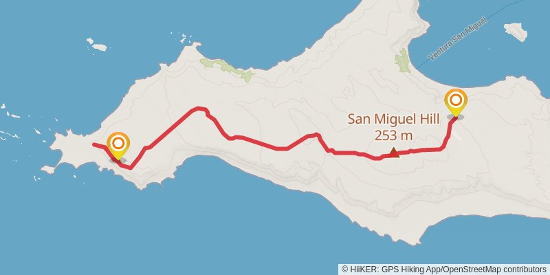 Point Bennett Trail stage 2 Map