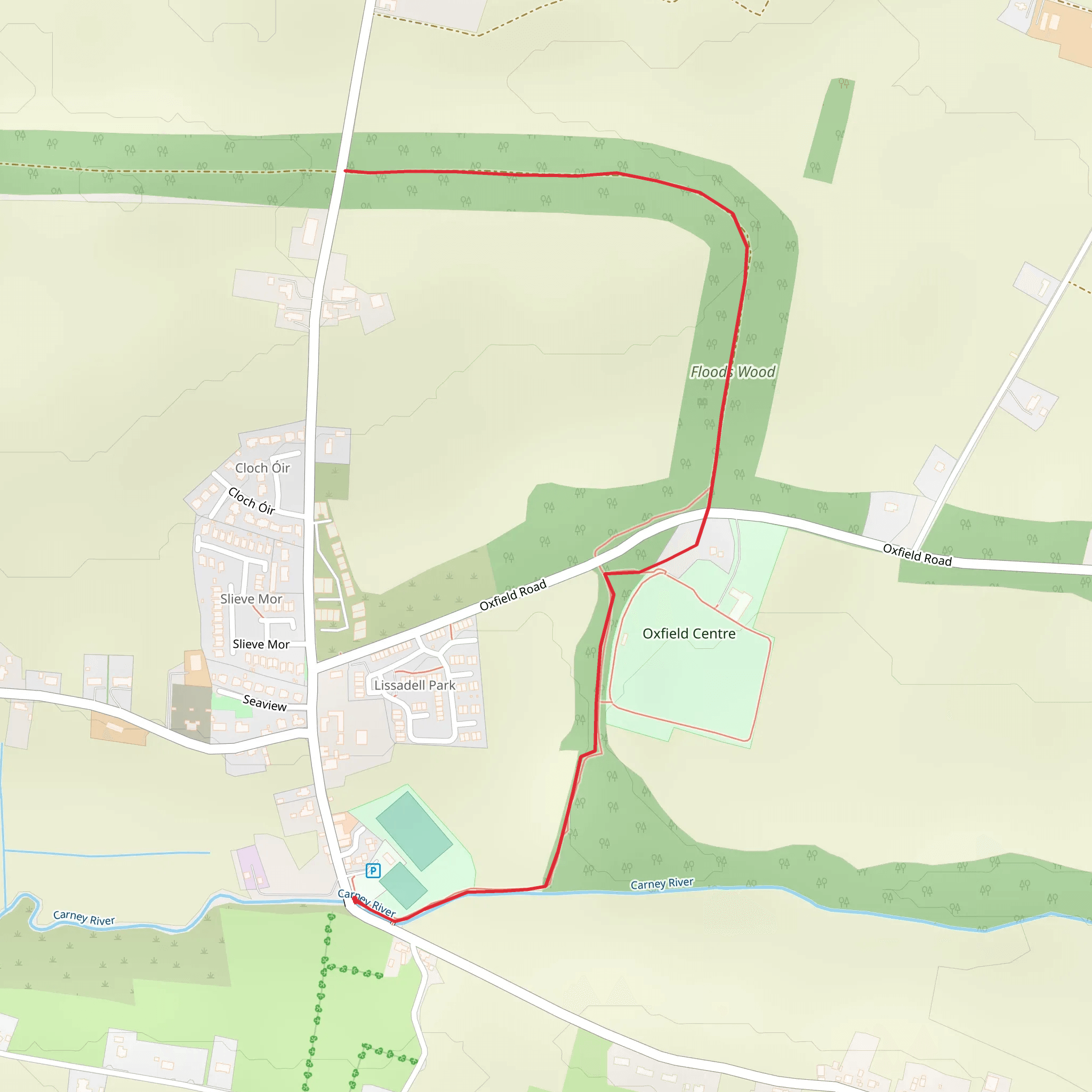 Carney Walk mobile static map